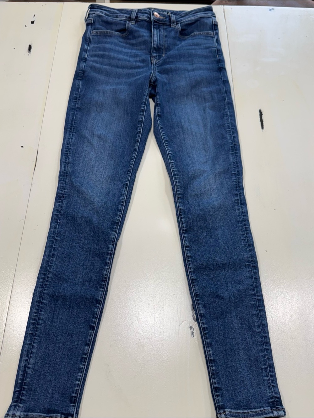 American Eagle Next Level Stretch Super Hi-Rise Jegging (Size 6 Long)